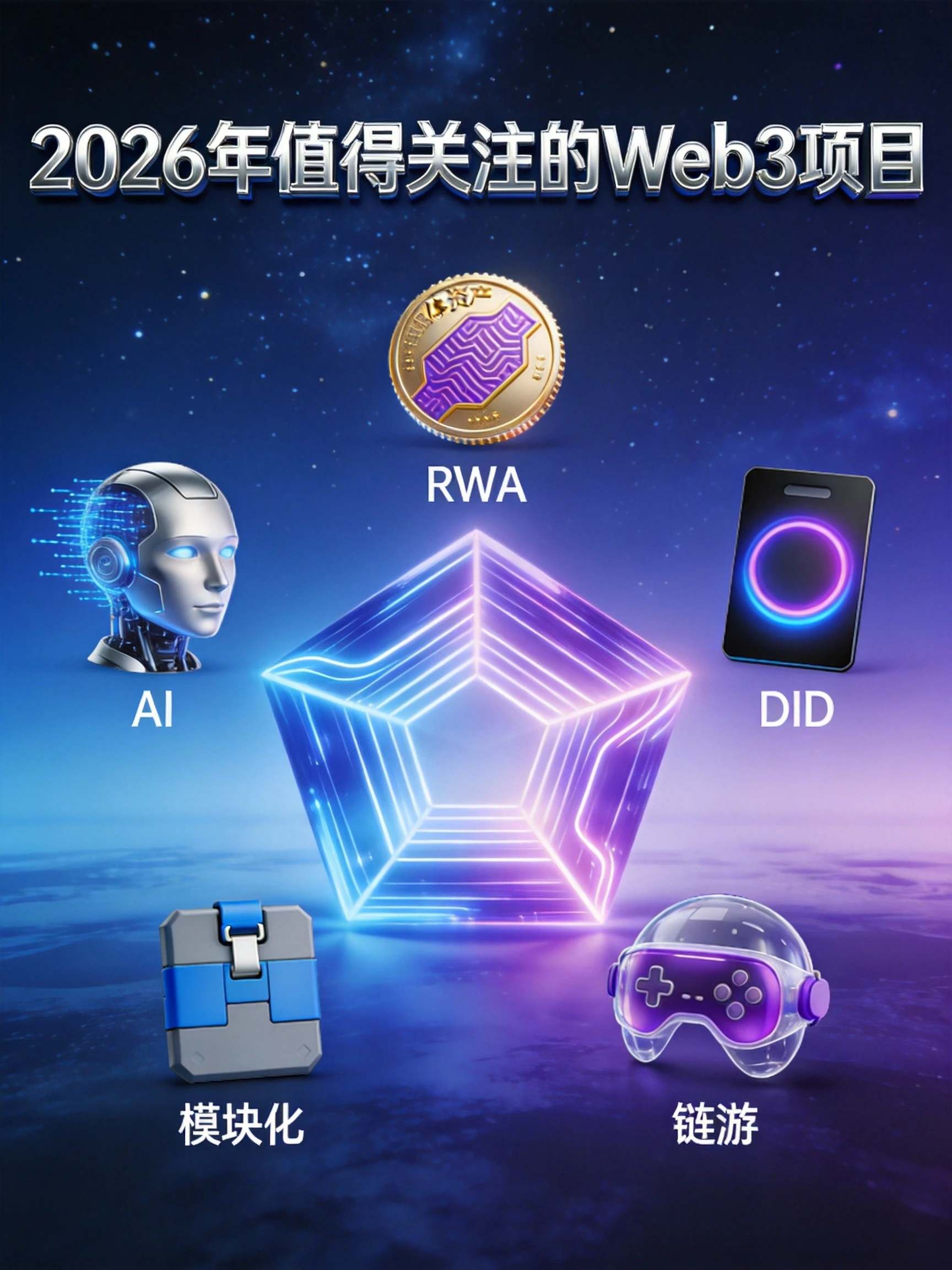2026值得关注的Web3项目：五大方向与前沿赛道解析