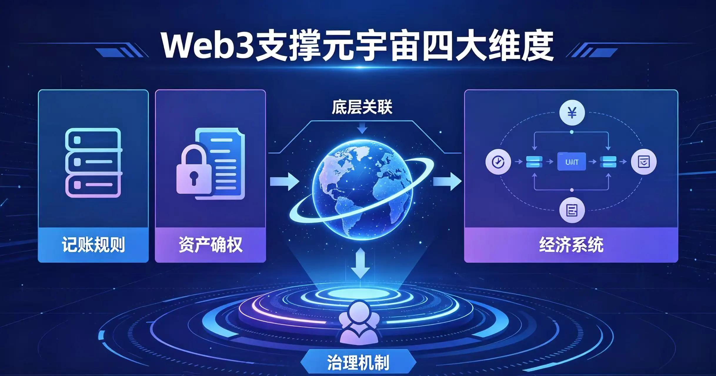 Web3 支撑元宇宙的四大核心维度解析 Web3 支撑元宇宙的四大核心维度解析