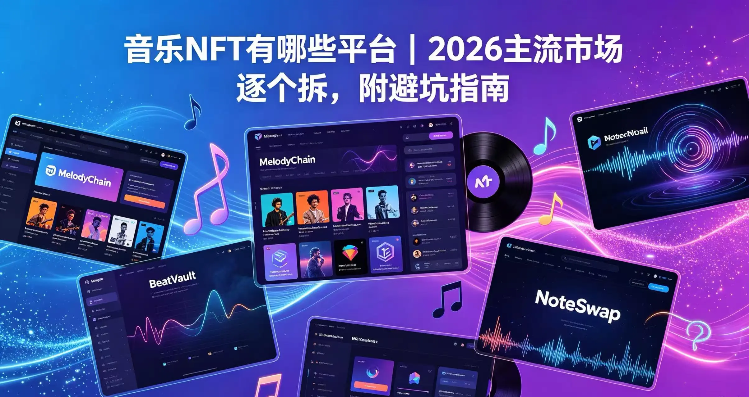 音乐NFT有哪些平台｜2026主流市场逐个拆，附避坑指南