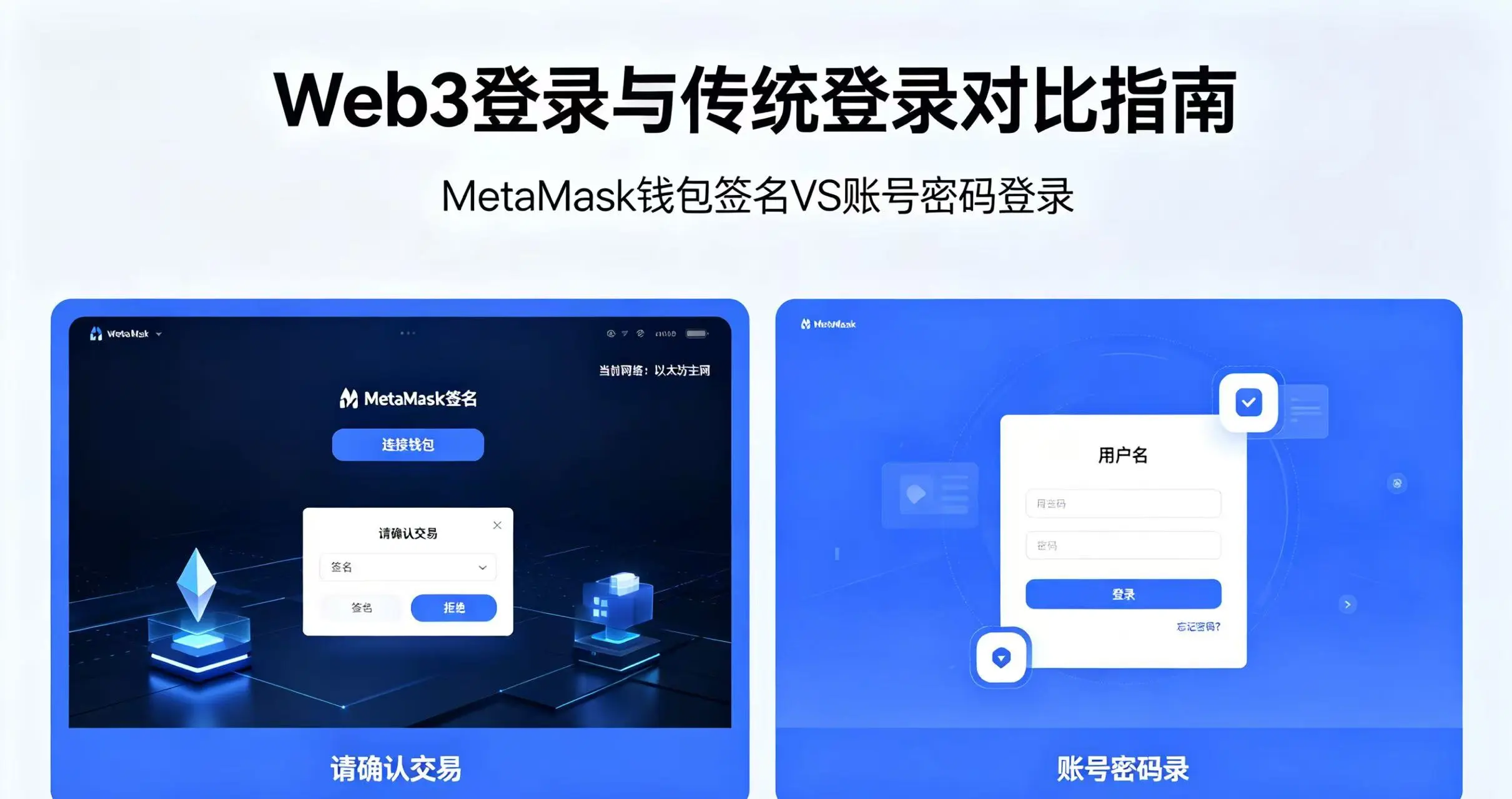 Web3登录与传统登录区别
