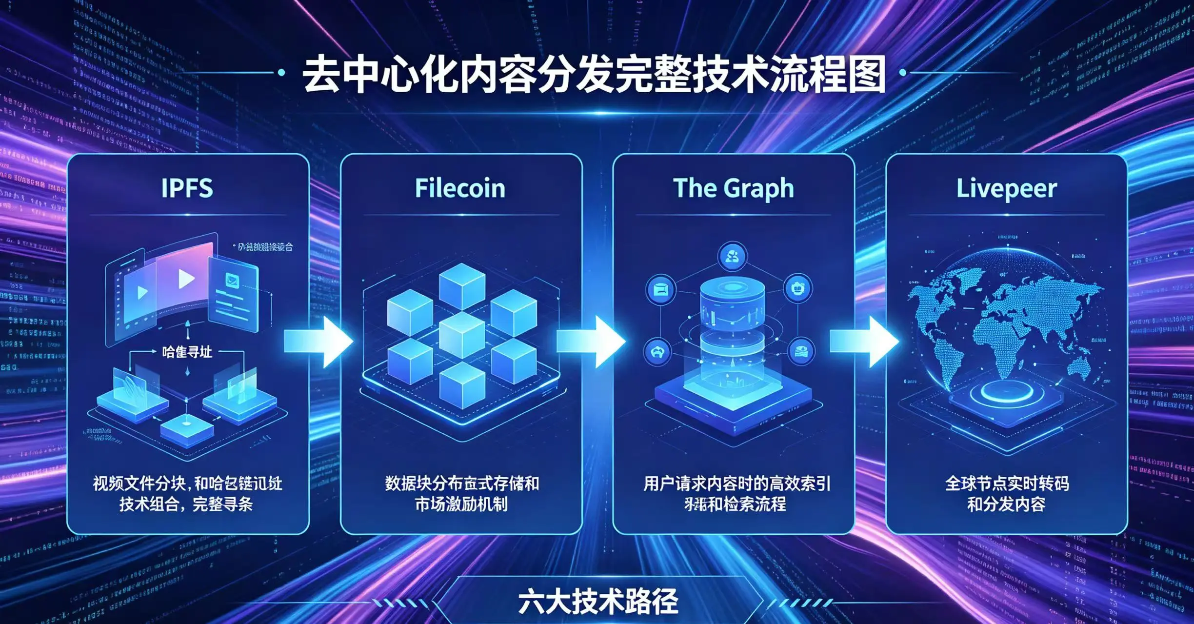 六条主流技术路径 六条主流技术路径