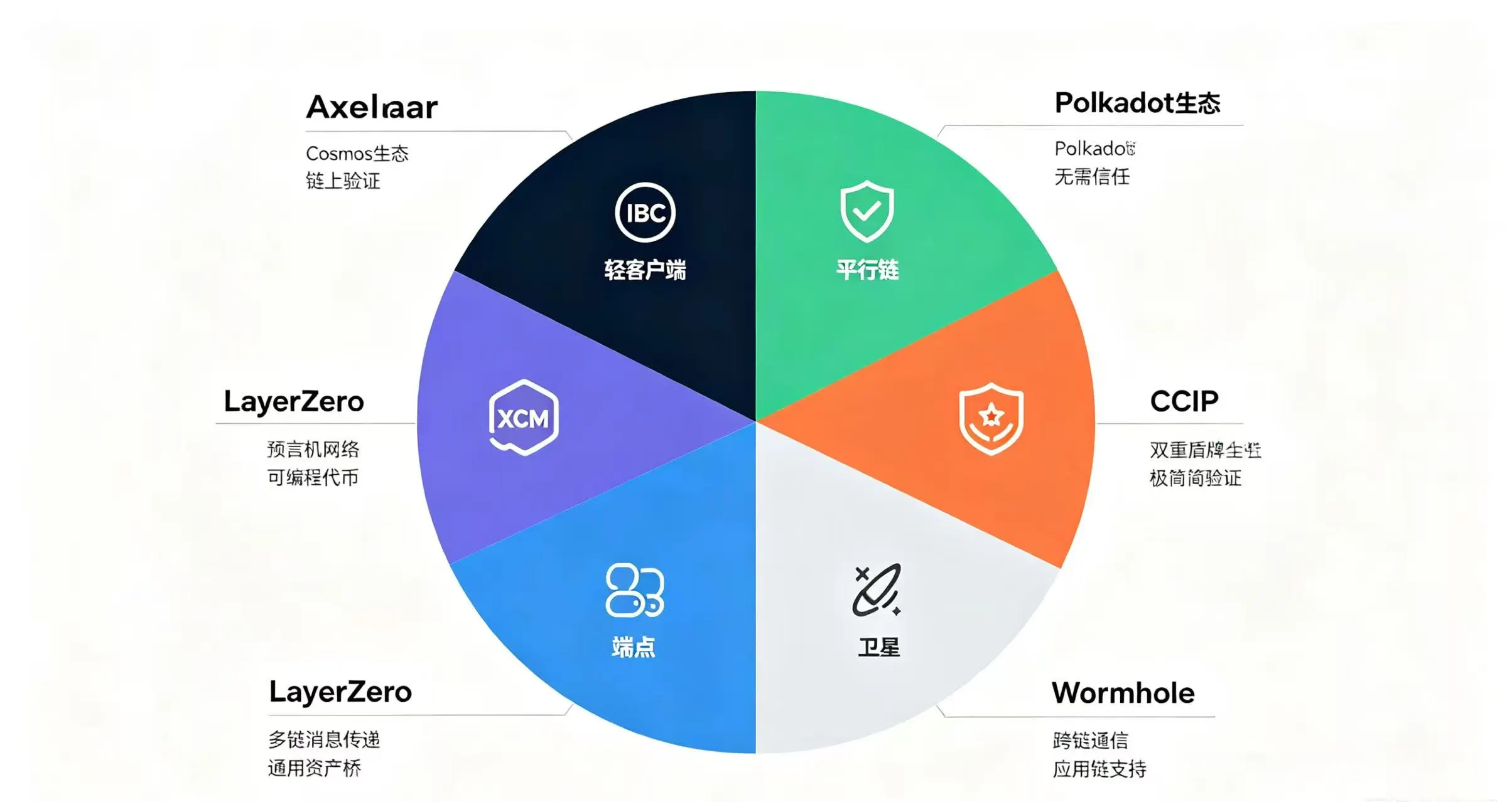 IBC、XCM、CCIP、LayerZero、Wormhole、Axelar 这六大协议的核心机制和适用生态 IBC、XCM、CCIP、LayerZero、Wormhole、Axelar 这六大协议的核心机制和适用生态