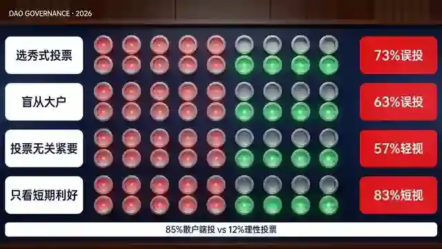 链上治理不是选秀，但大多数人正在瞎投