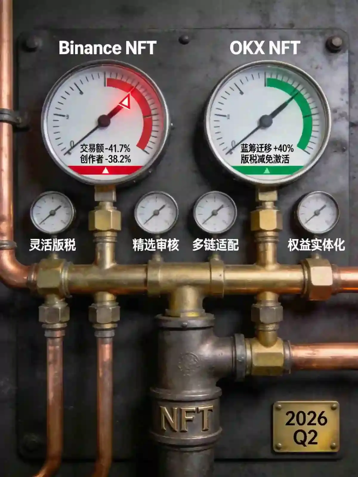 NFT市场陷入低谷？探寻蓝筹迁移、版税变革与欧易突围路径
