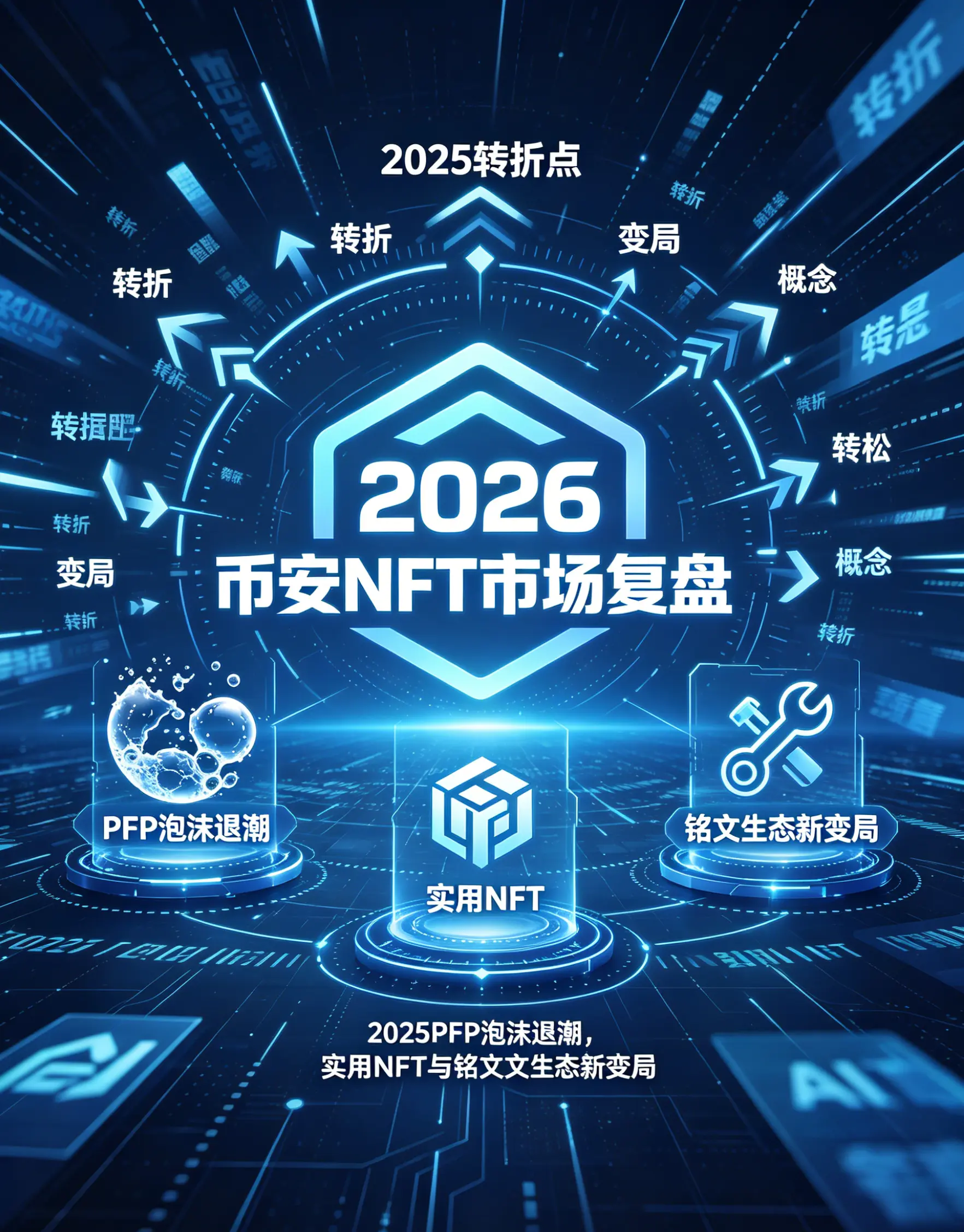 NFT市场2026转折点：从PFP冷却到实用型NFT与铭文生态的觉醒